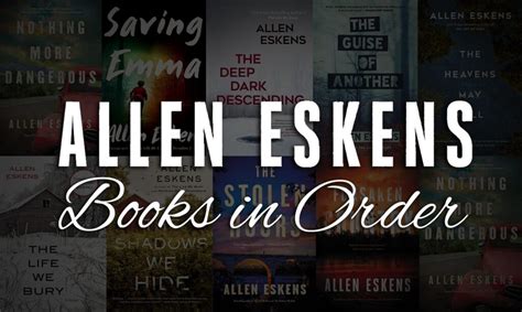 Do You Have to Read Allen Eskens Books in Order?